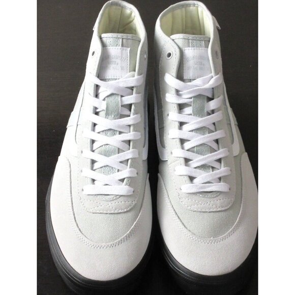 Vans Men's Gilbert Crockett Hi Light Grey White Canvas shoes Sizes NIB - Picture 3 of 5